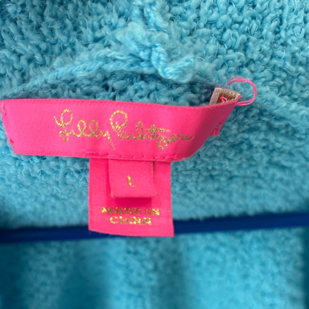 Lilly Pulitzer Turquoise Cardigan - Picture 2 of 7